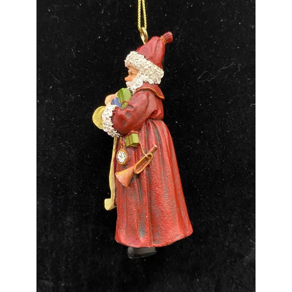 Ornament Santa Claus with Naughty & Nice List - Vintage - Picture 2 of 7
